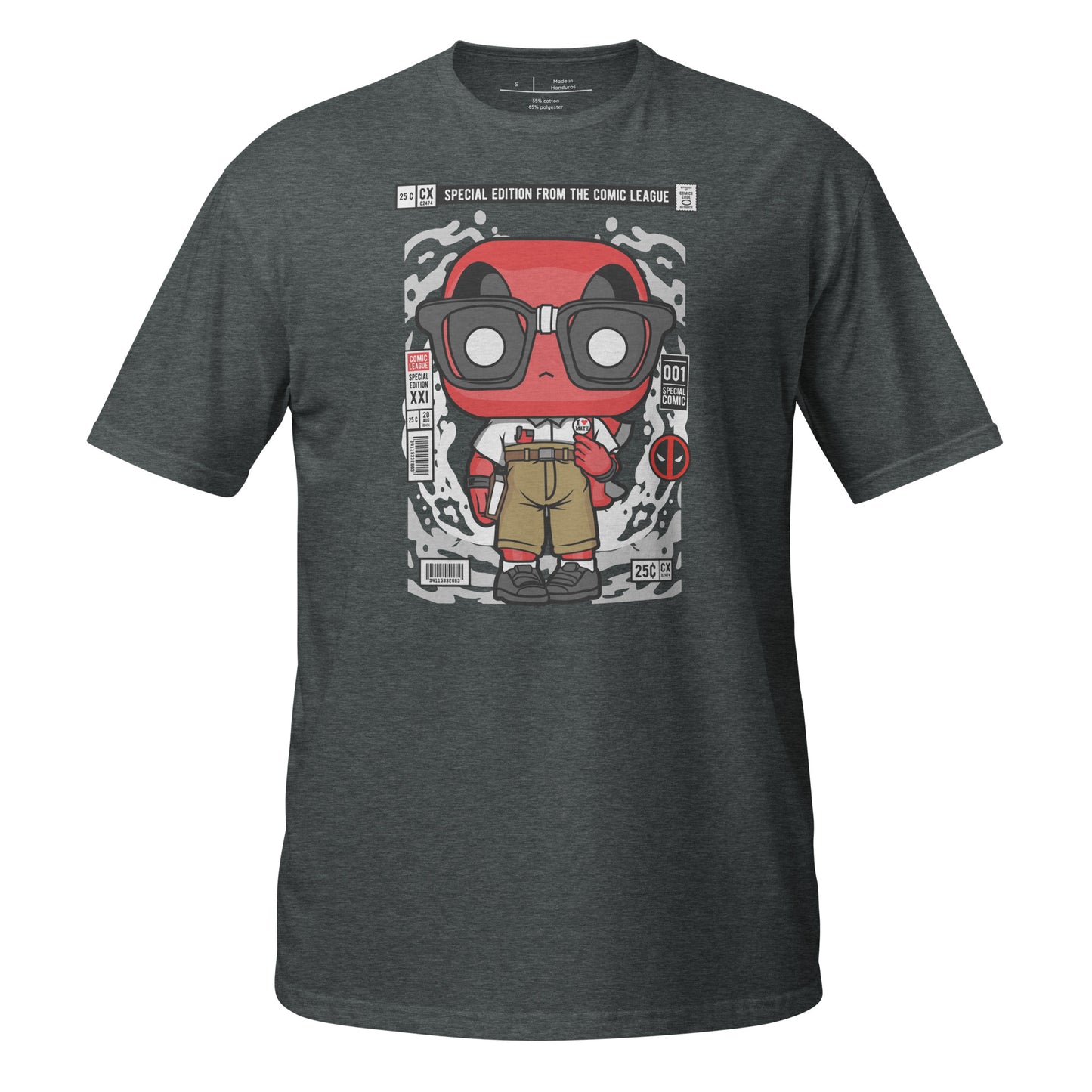 Deadpool Nerd Cotton Unisex T-Shirt