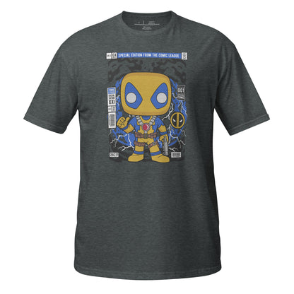 Deadpool Yellow Cotton Unisex T-Shirt