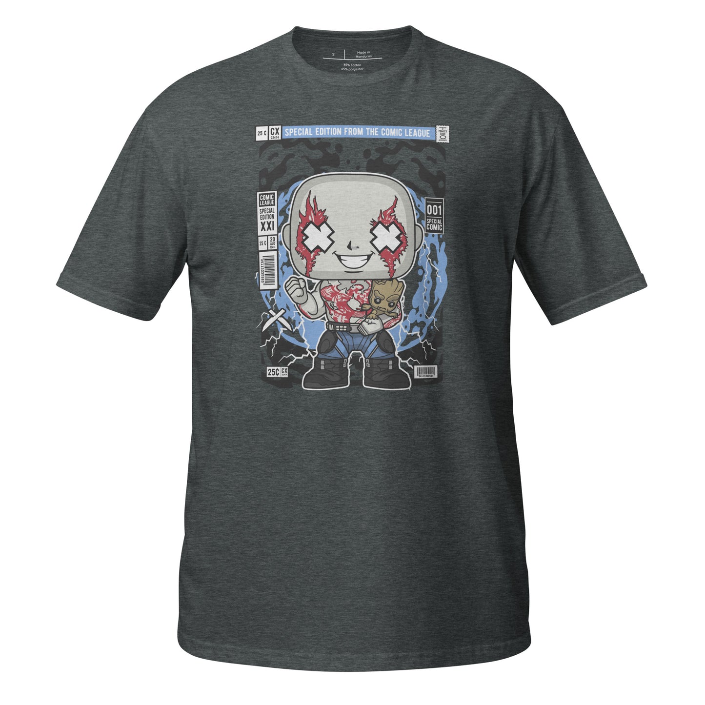 Drax With Groot Cotton Unisex T-Shirt