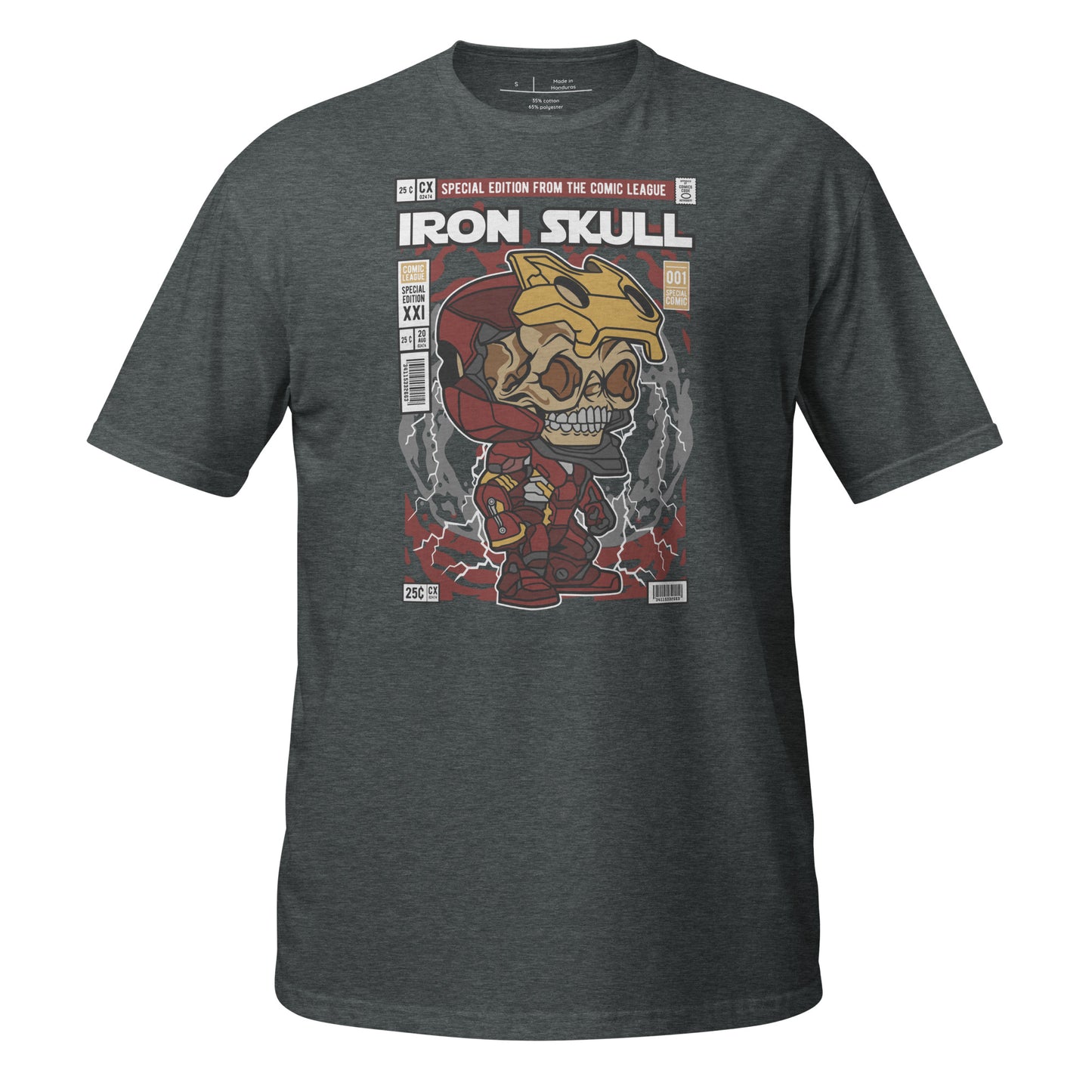 Iron Skull Cotton Unisex T-Shirt