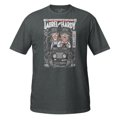 Laurel And Hardy Cotton Unisex T-Shirt