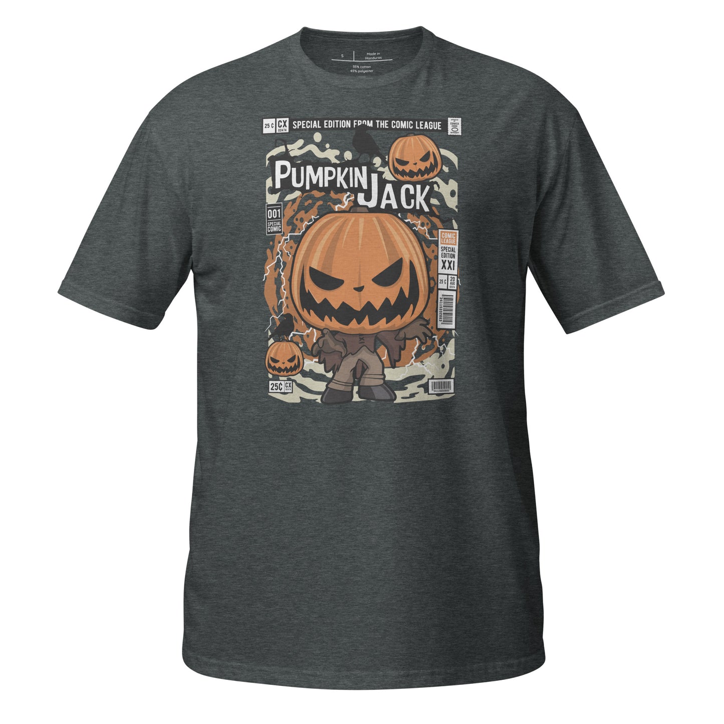 Pumpkin King Jack Cotton Unisex T-Shirt