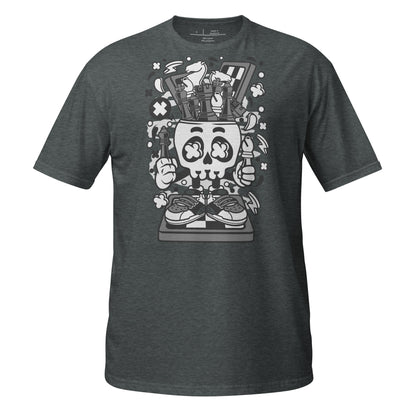 Skull & Chess Cotton Unisex T-Shirt