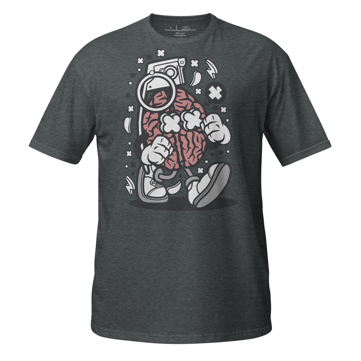 Grenade Brain Cotton Unisex T-Shirt