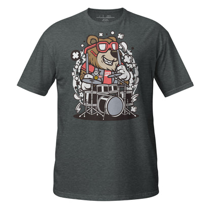 Grizzle-e Drummer Cotton Unisex T-Shirt