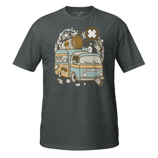 Coffee Wheelz Cotton Unisex T-Shirt