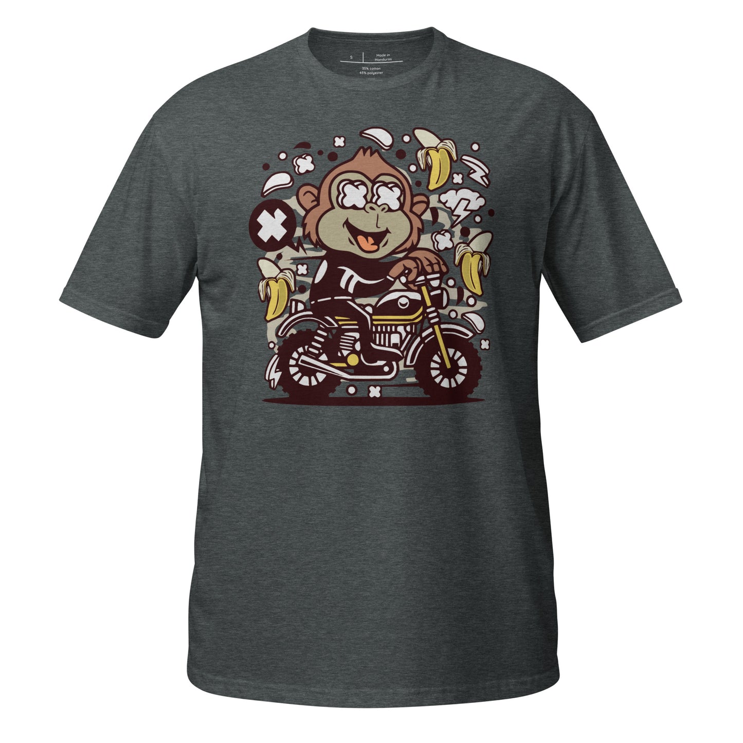 Biker Monty Cotton Unisex T-Shirt