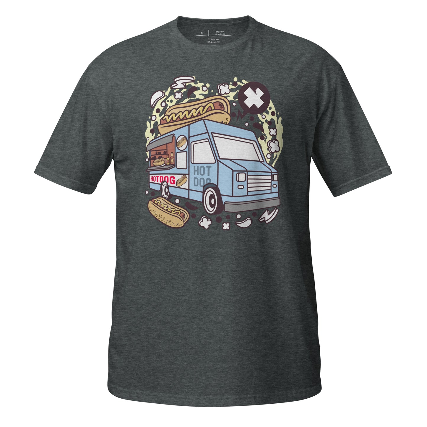 Hotdog Wheelz Cotton Unisex T-Shirt