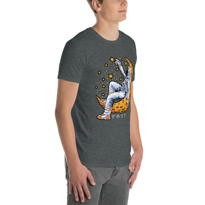 Chillin on the Moon Cotton Unisex T-Shirt