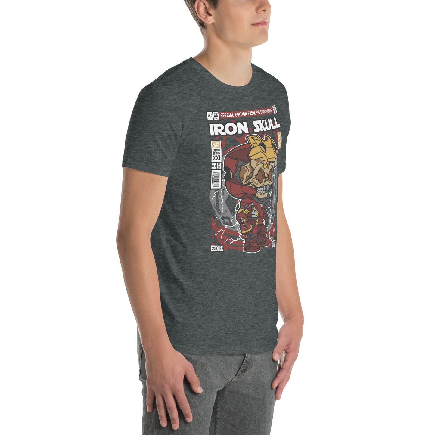 Iron Skull Cotton Unisex T-Shirt