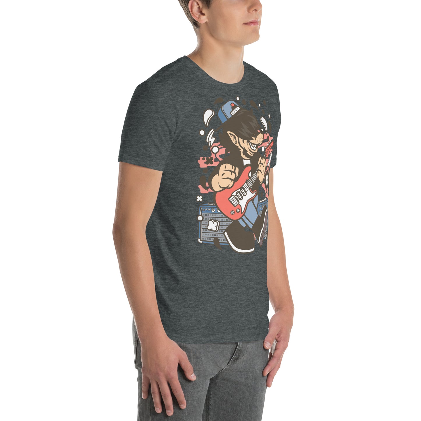 Wolf Rocker Cotton Unisex T-Shirt