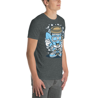 Surfs Up Caffine Cotton Unisex T-Shirt