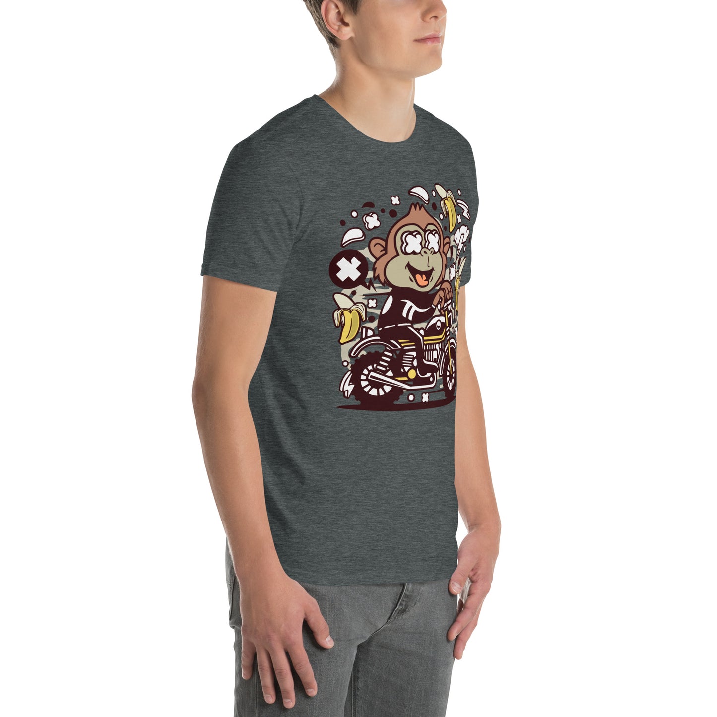 Biker Monty Cotton Unisex T-Shirt