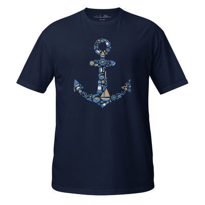 The Captins Anchor Cotton Unisex T-Shirt