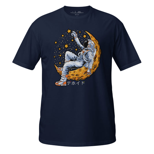 Chillin on the Moon Cotton Unisex T-Shirt