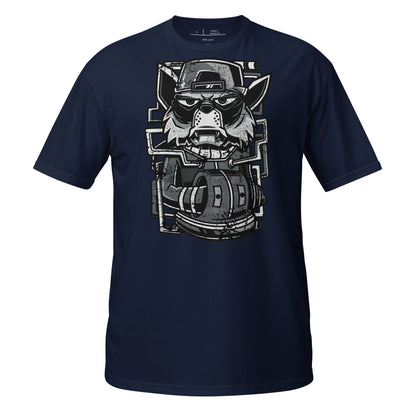 Rebel Racoon Cotton Unisex T-Shirt