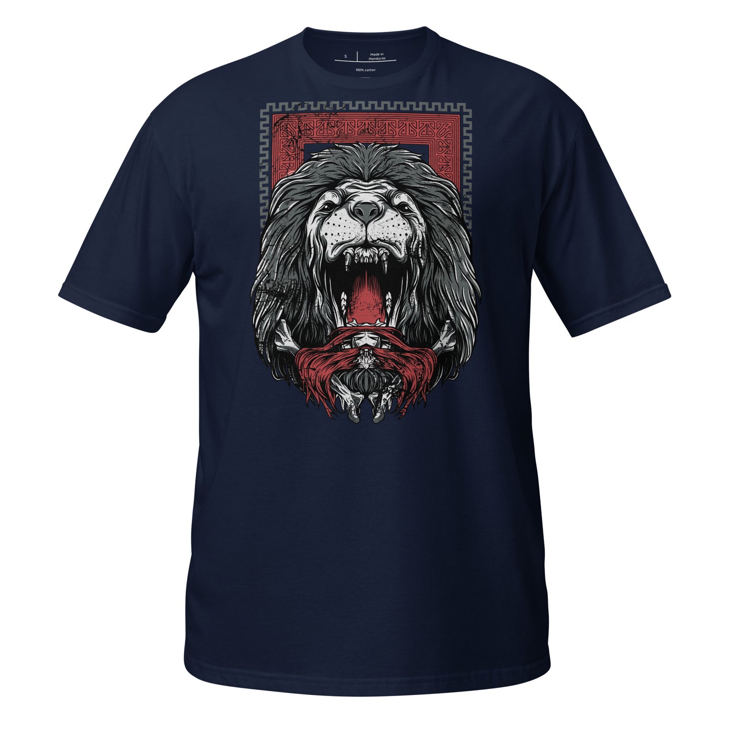 Red Leo Cotton Unisex T-Shirt