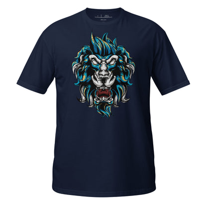 Blue Leo Cotton Unisex T-Shirt