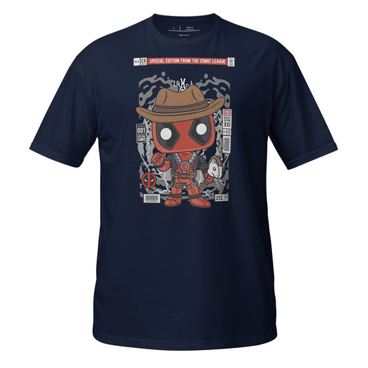 Deadpool Cowboy Cotton Unisex T-Shirt