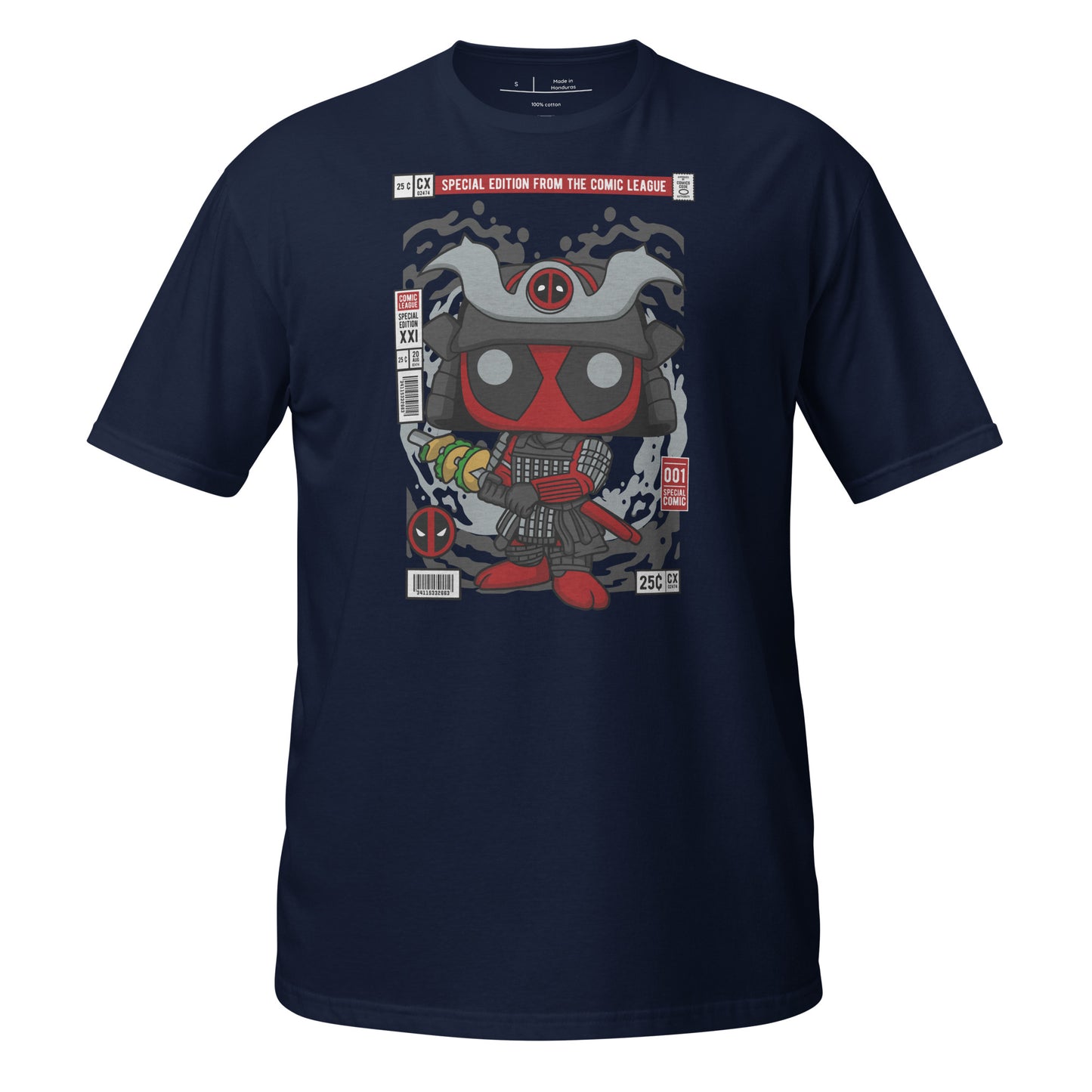 Deadpool Samurai Cotton Unisex T-Shirt