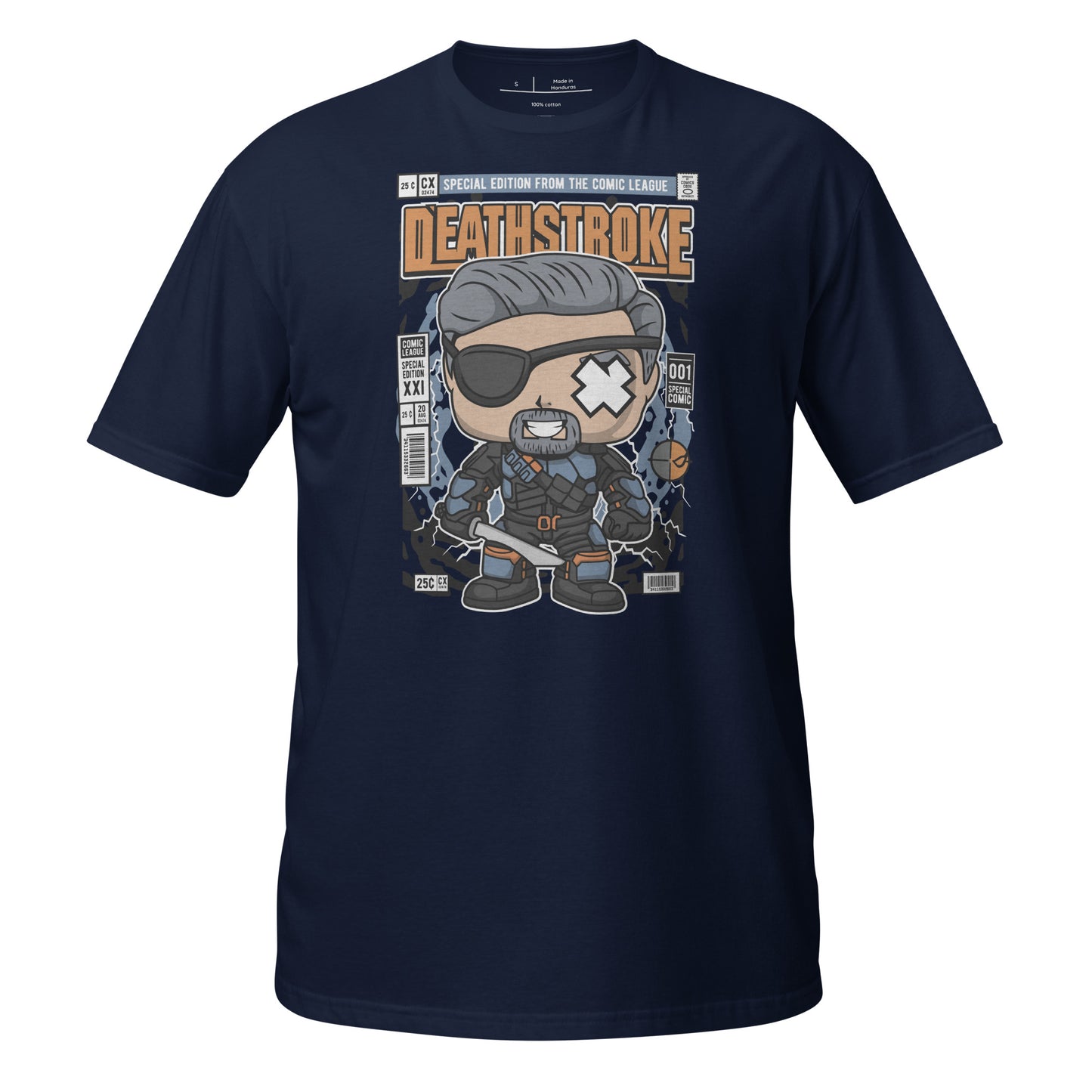 Deathstroke Unmasked Cotton Unisex T-Shirt