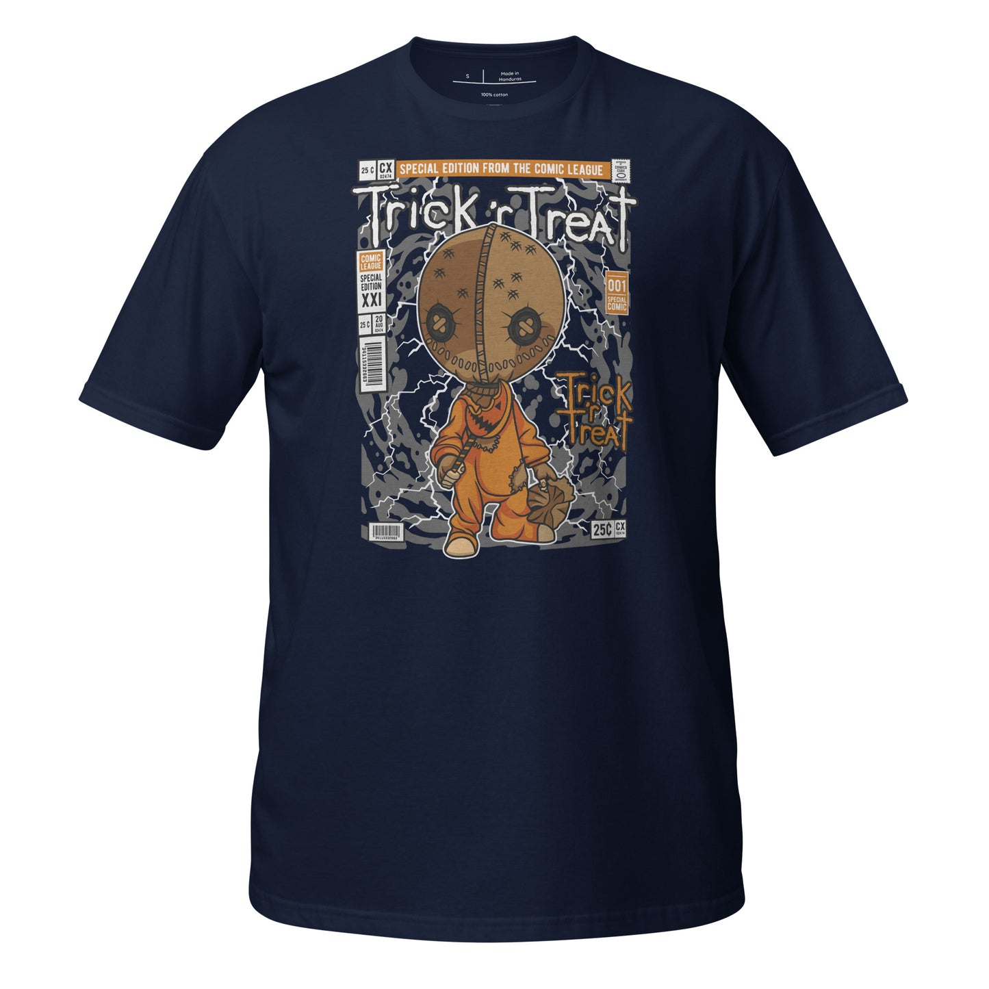 Sam Trick or Treat Cotton Unisex T-Shirt