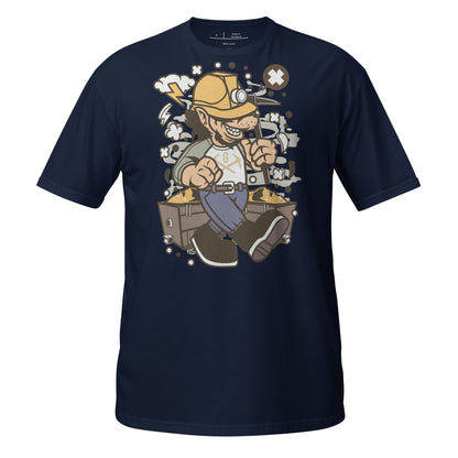 Wolf Gold Miner Cotton Unisex T-Shirt