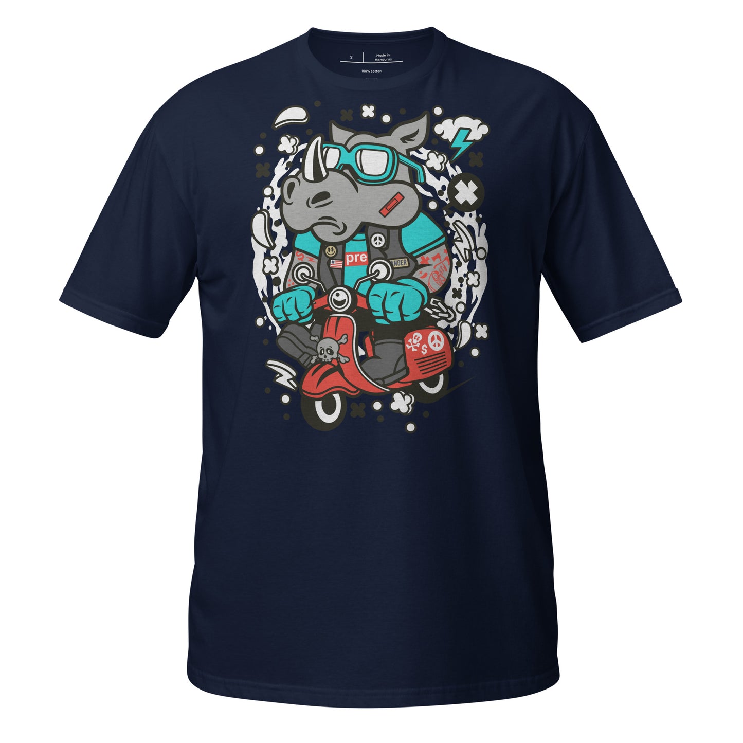 Magnus The Vespa Rhino Cotton Unisex T-Shirt