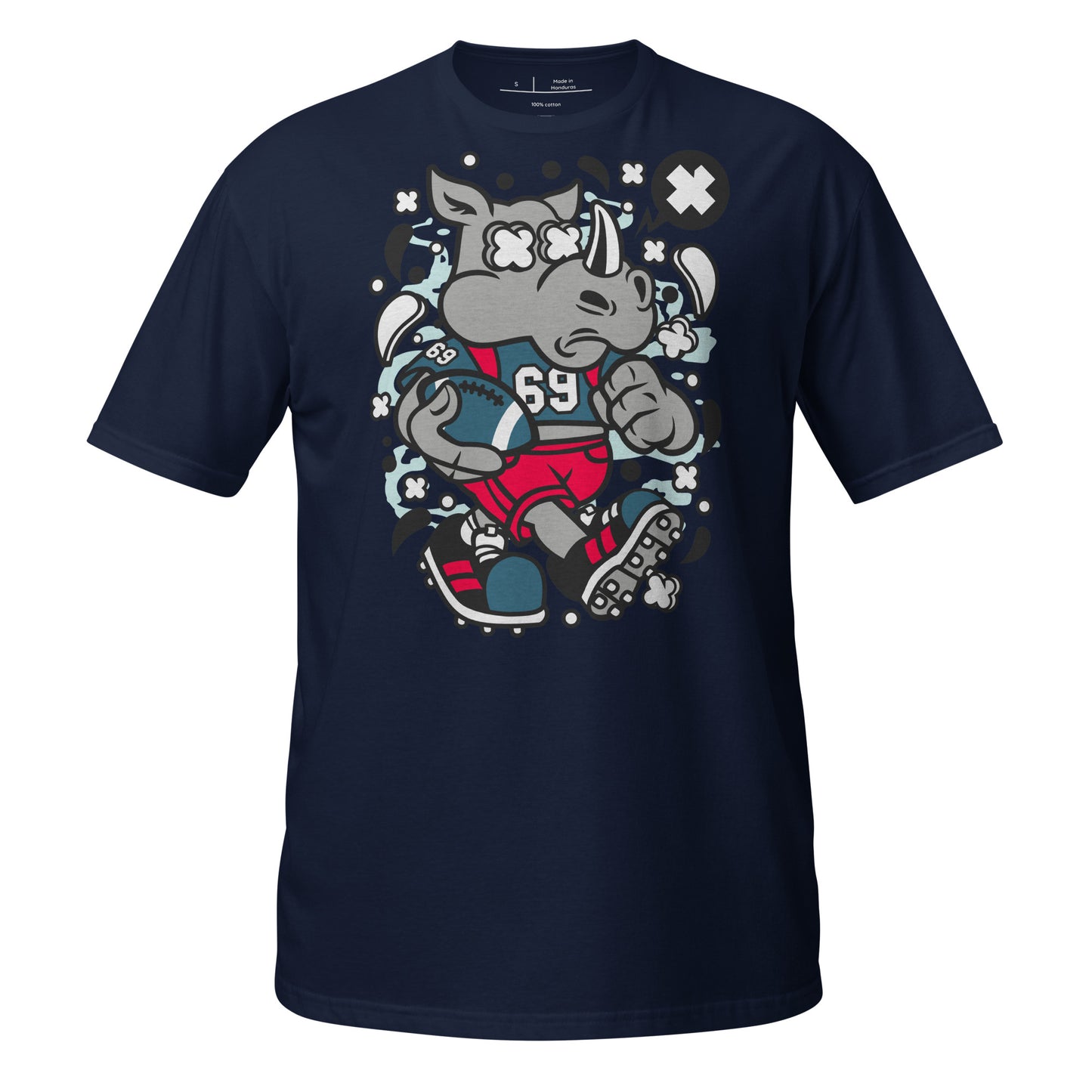 Magnus The Balling Rhino Cotton Unisex T-Shirt