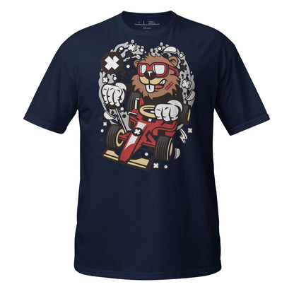 Bam Bam Beaver the Speedster Cotton Unisex T-Shirt