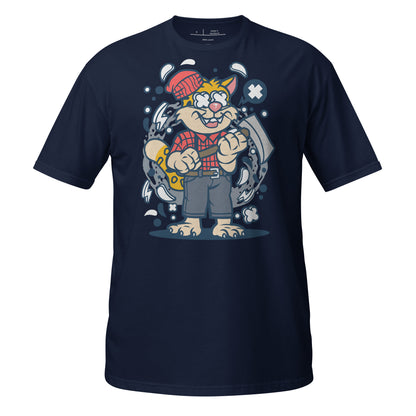 Lumberjack Larry Cotton Unisex T-Shirt