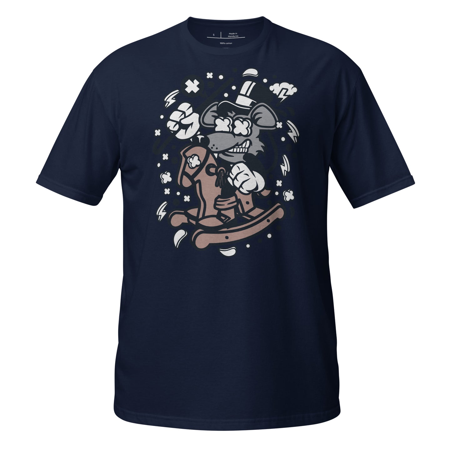 Rockin Rabid Rat Cotton Unisex T-Shirt