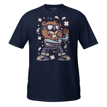 Bam Bam Beaver The Fighter Cotton Unisex T-Shirt