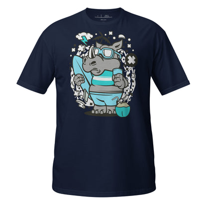 Magnus The Sufin Rhino Cotton Unisex T-Shirt