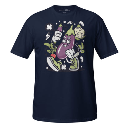 Eggplant Munchable Cotton Unisex T-Shirt