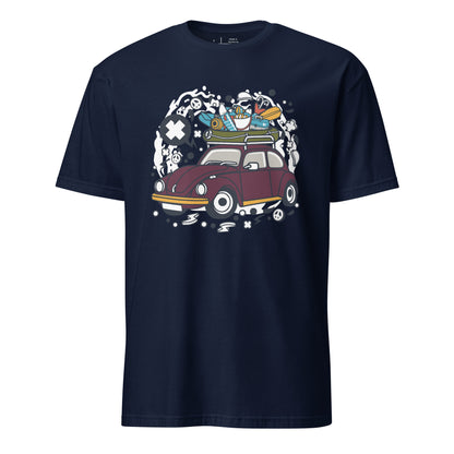 Fishing Wheelz Cotton Unisex T-Shirt