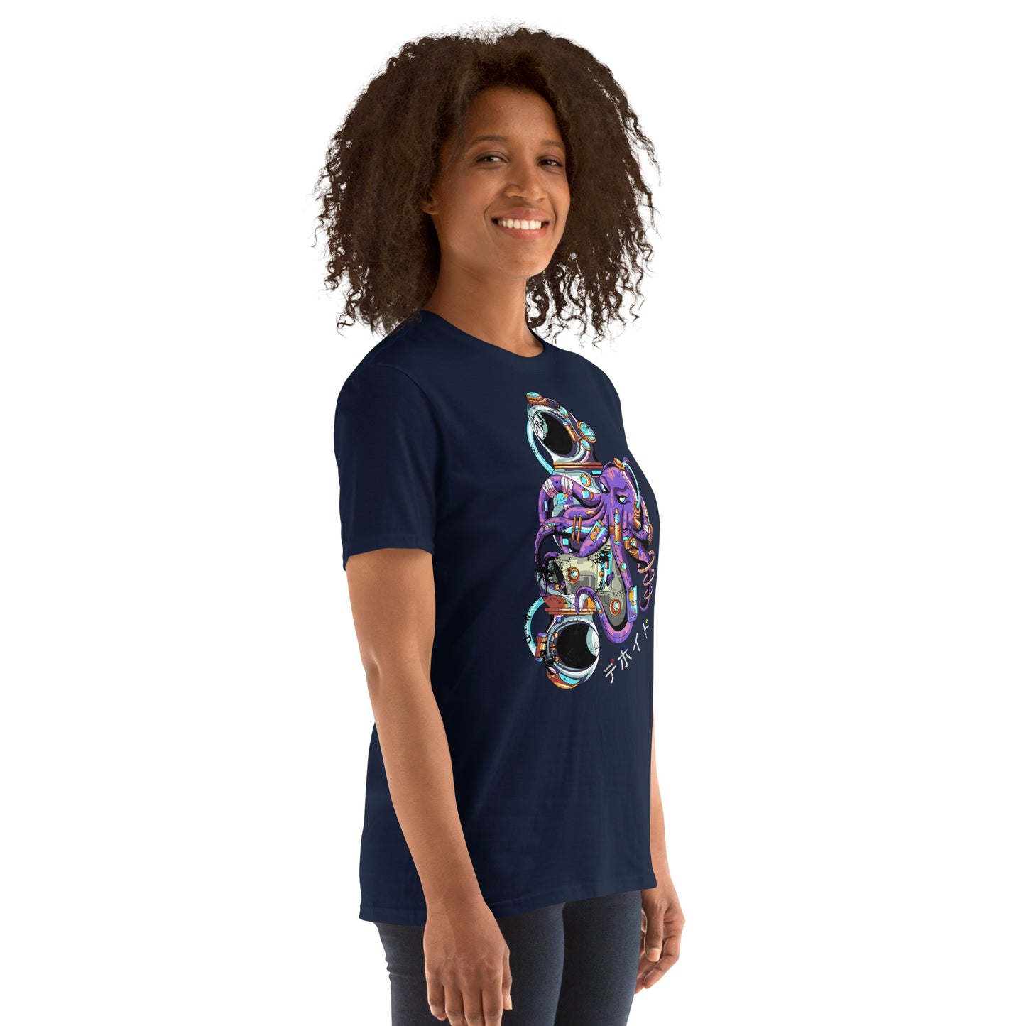 Octogonic Space Man Cotton Unisex T-Shirt