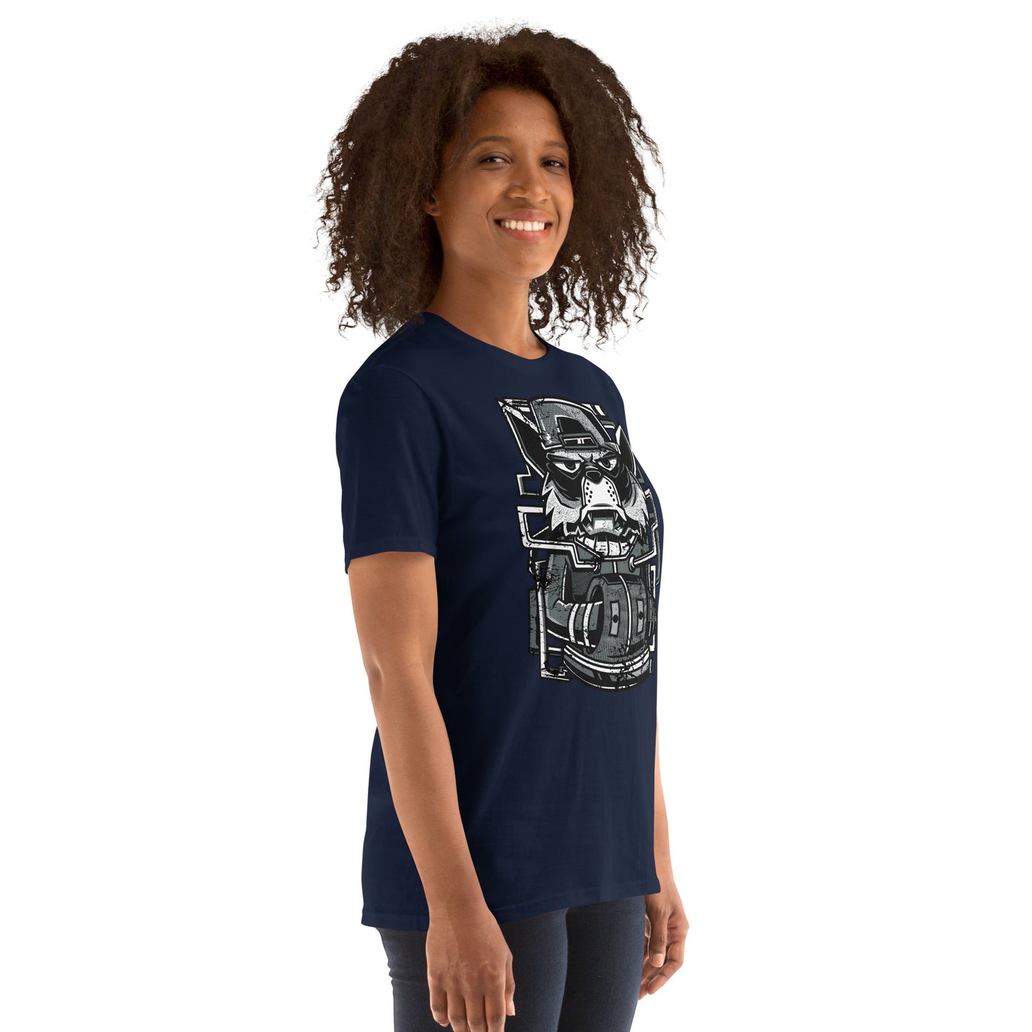 Rebel Racoon Cotton Unisex T-Shirt