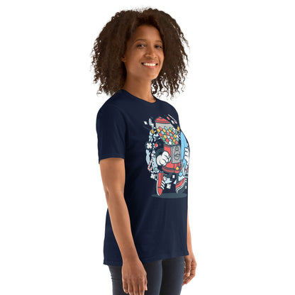 Candy Machine Surfer Cotton Unisex T-Shirt