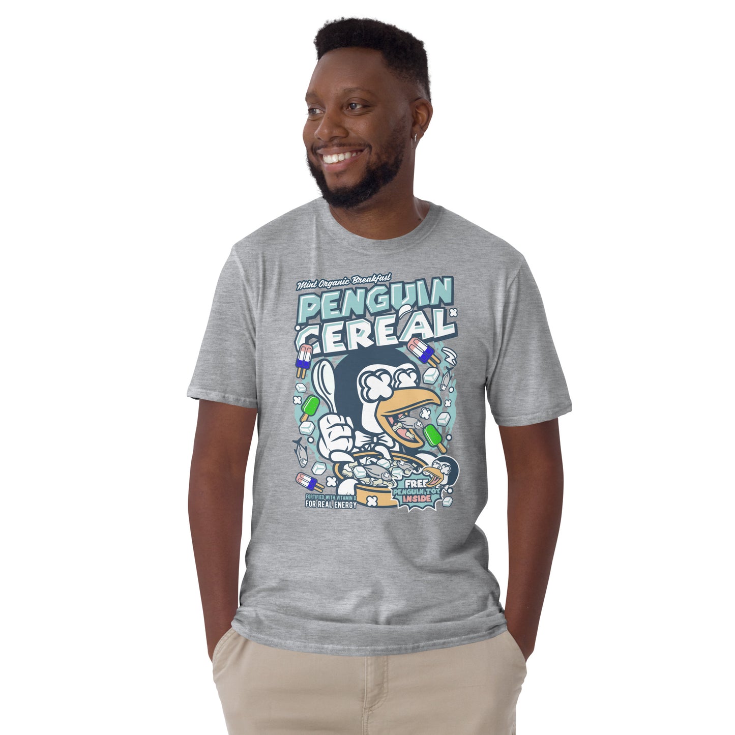 Cereal Killer - Penguin Cereal Cotton Unisex T-Shirt