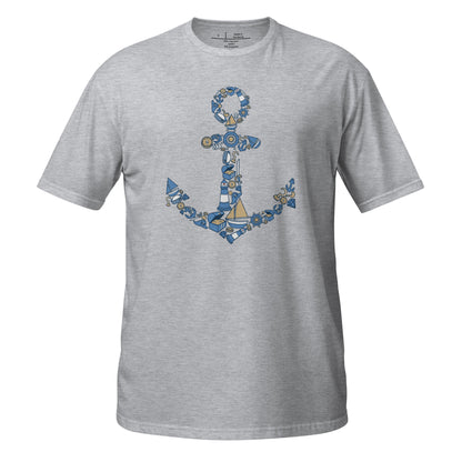 The Captins Anchor Cotton Unisex T-Shirt