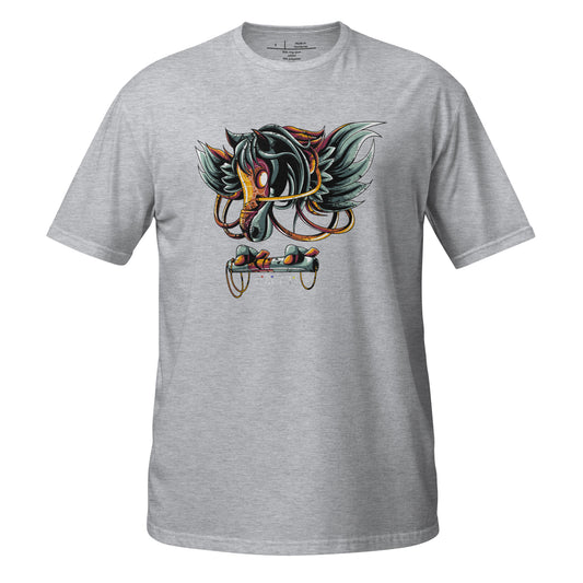 The Floating Steed Cotton Unisex T-Shirt