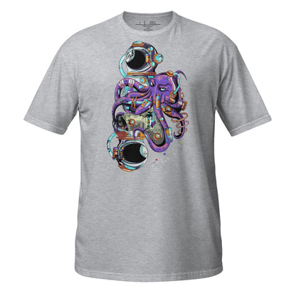 Octogonic Space Man Cotton Unisex T-Shirt