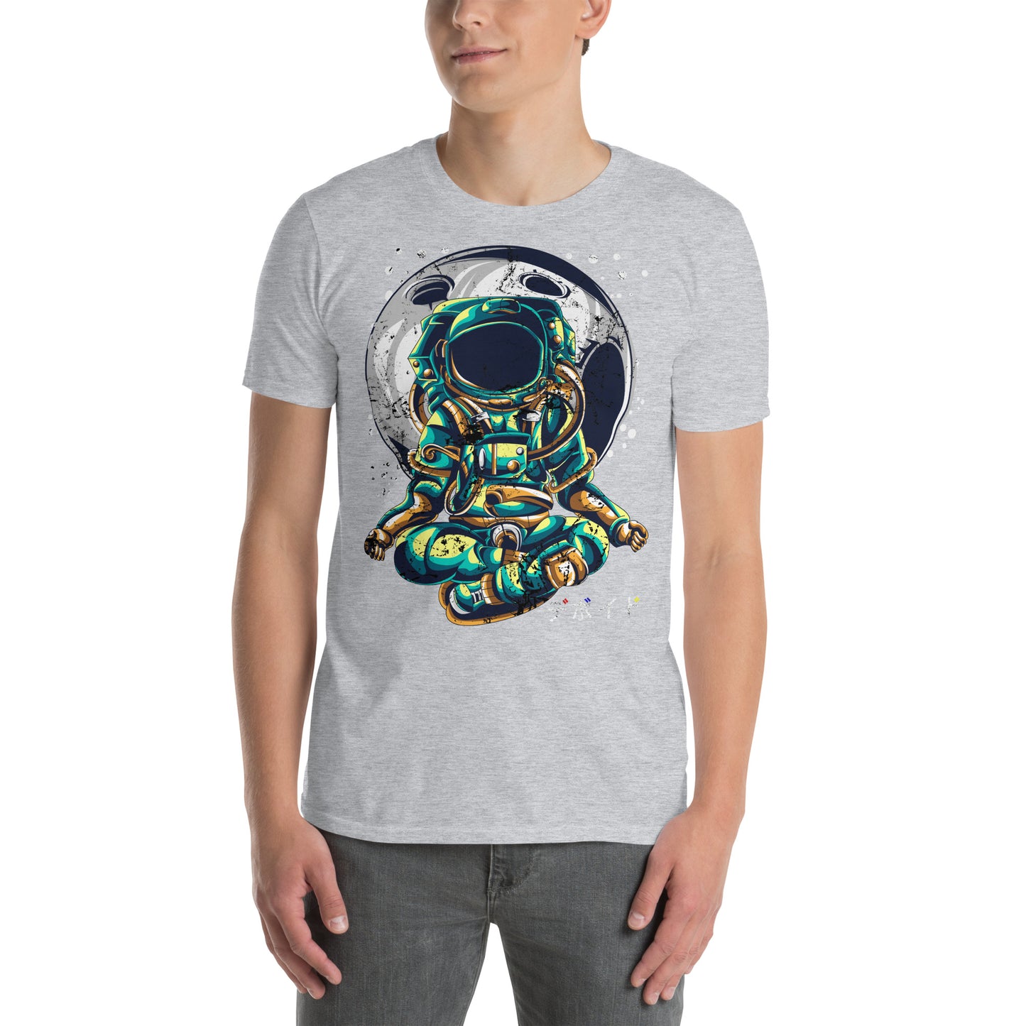 Pure Zen Space Hippie Cotton Unisex T-Shirt