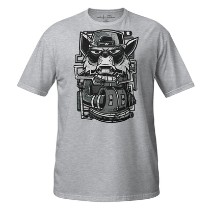 Rebel Racoon Cotton Unisex T-Shirt