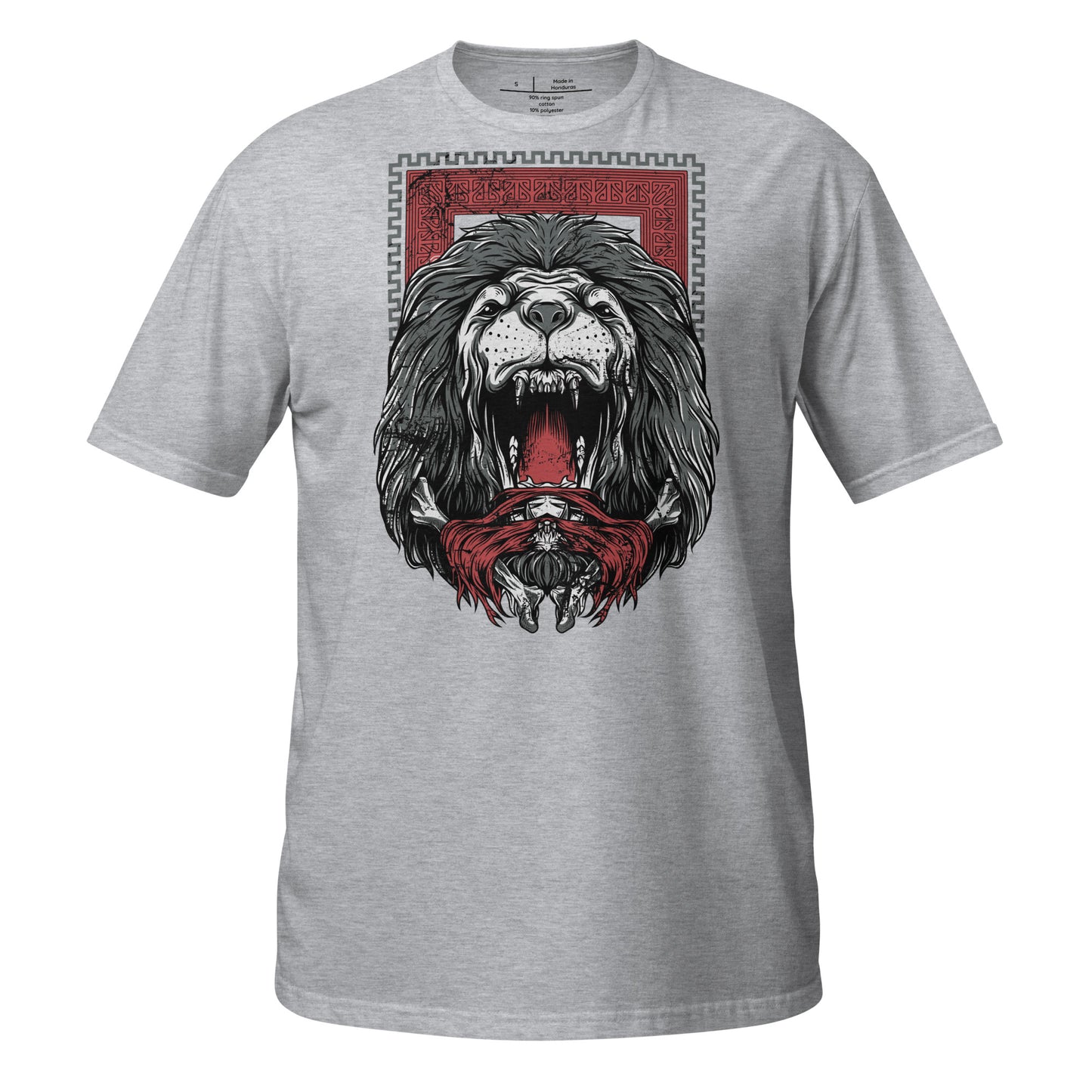 Red Leo Cotton Unisex T-Shirt