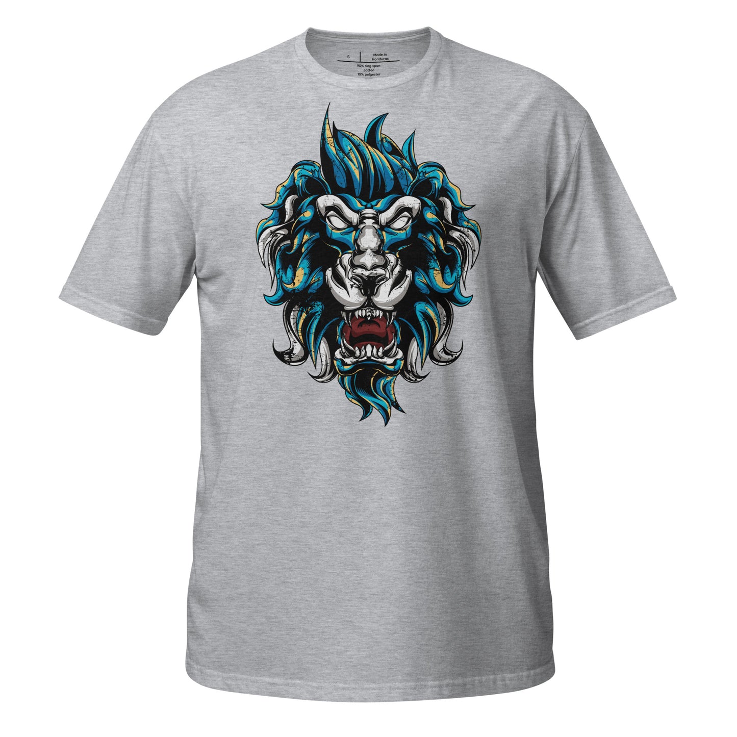 Blue Leo Cotton Unisex T-Shirt