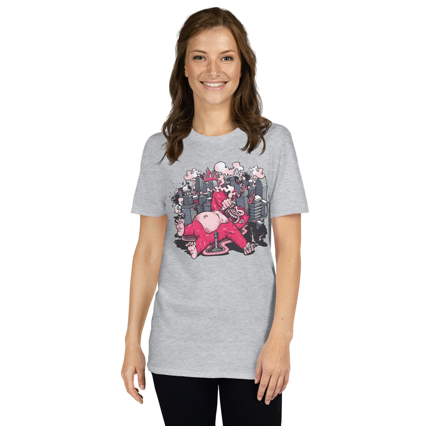 The Pink Ape Cotton Unisex T-Shirt