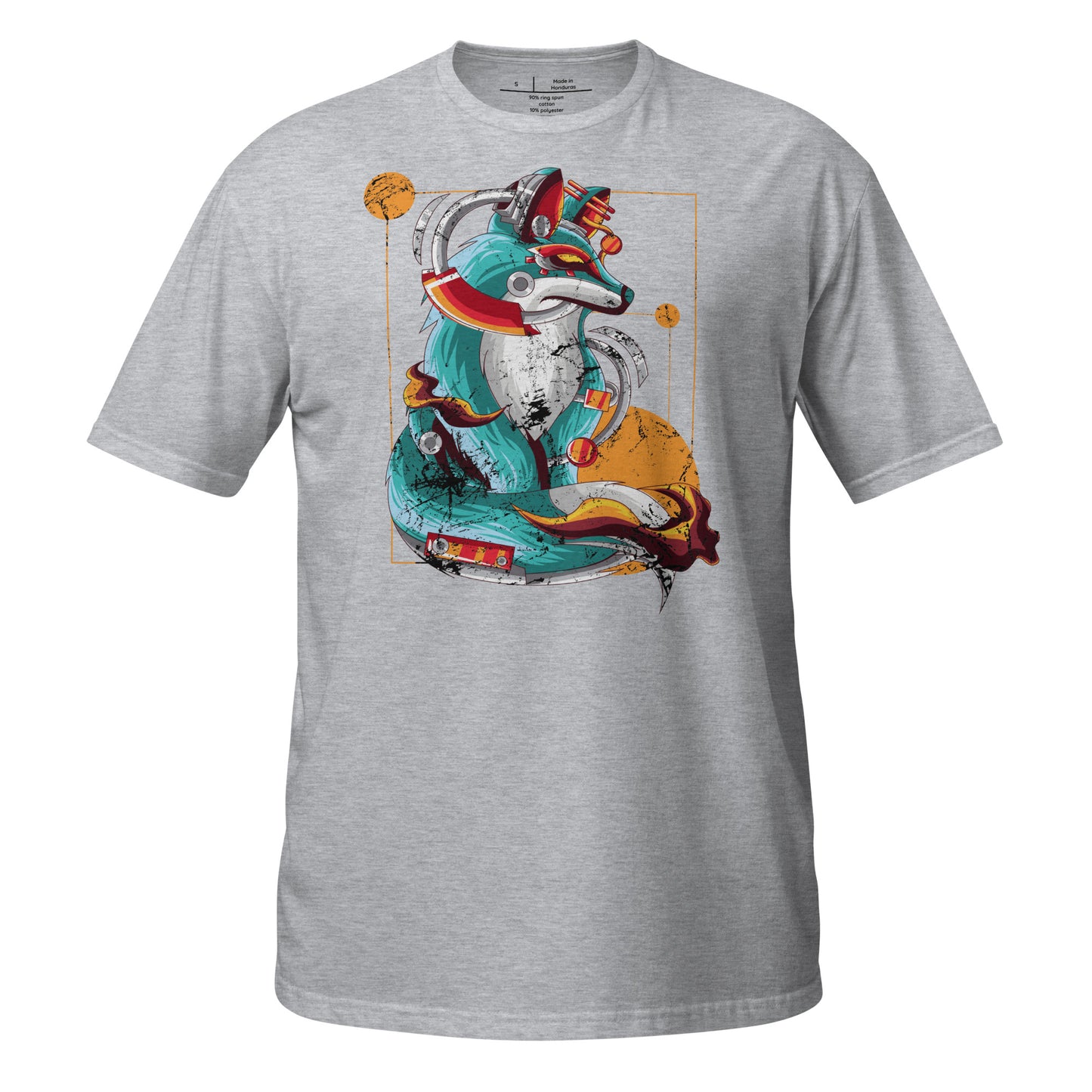 Cyber Fox Cotton Unisex T-Shirt