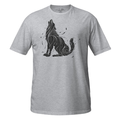 The Flowing Wolf Cotton Unisex T-Shirt